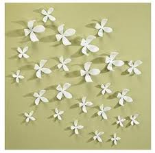 White crafty flowers
